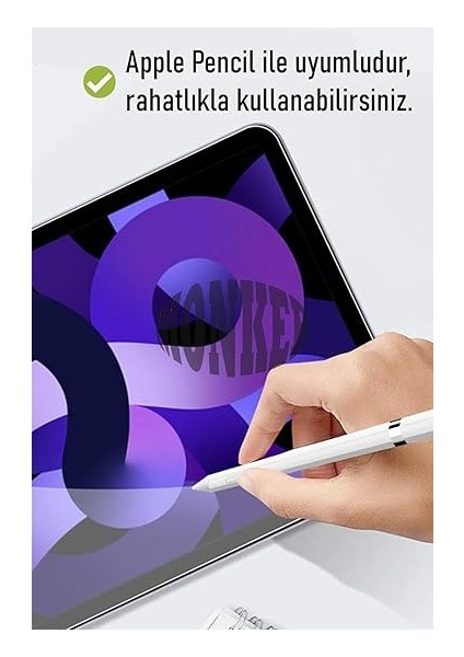 iPad A16 11 Inç 2025 / iPad 10. Nesil 10.9 Inç 2022 Uyumlu Temperli Ekran Koruyucu Kırılmaz Cam modelleri