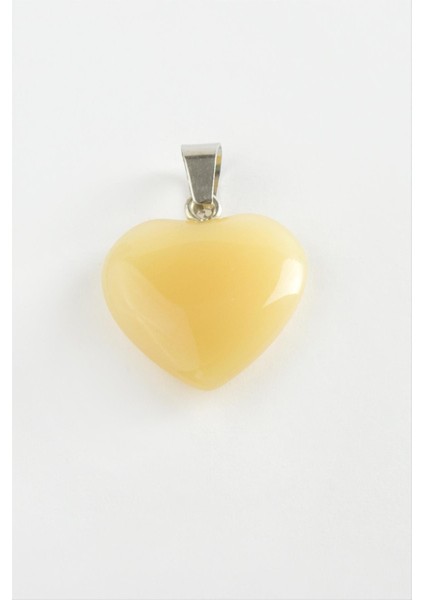 shop Akik Kalpli Doğaltaş Kolye Ucu-Sarı fiyatları