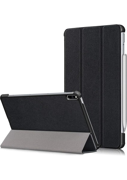 Huawei Matepad 11 (2021) Için Kılıf, [stand Özelliği] Otomatik Uyku Uyandırmalı Ultra Ince Akıllı Kapak, Pu ve Pc Çizilmez Koruyucu Kılıf, Huawei Matepad 11 (2021) Için-Black