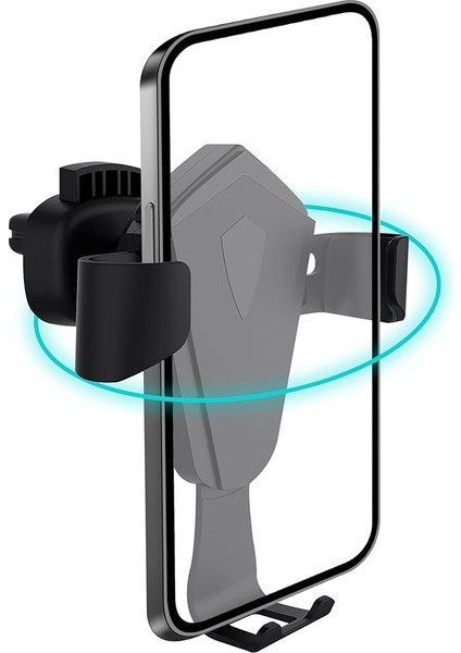 Klima Izgarasına Takılan Araç Telefon Tutucu Tek Elle Kullanım Araba Oto Telefon Standı