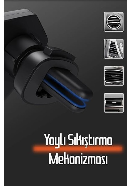 Klima Izgarasına Takılan Araç Telefon Tutucu Tek Elle Kullanım Araba Oto Telefon Standı fırsatları