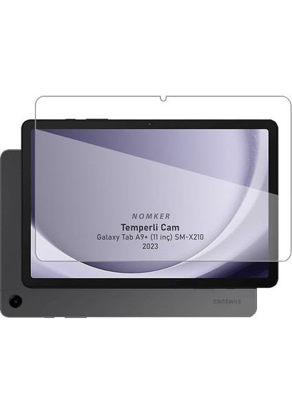Samsung Galaxy Tab A9 + Plus 11 Inç Uyumlu Temperli Ekran Koruyucu Kırılmaz Cam X210 X215 X217