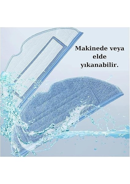 S8, S8+, S8 Pro Ultra Uyumlu Yedek Hepa Filtre Yan Fırça Mop-6 Parça, Renk 13 fırsatları