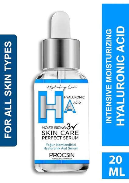 Hyaluronik Asit Serumu, Yoğun Nemlendirici &amp; Cilt Dolgunlaştırıcı, Kırışıklık Karşıtı &amp; Cilt Bariyeri Güçlendirici, 20 ml fiyatları