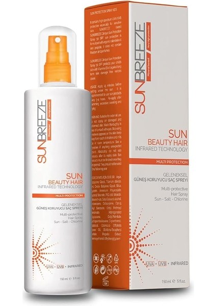 Güneş Koruyucu Saç Spreyi 150 ml