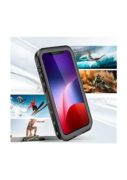 iPhone 13 ile Uyumlu Kılıf Su Geçirmez Toza Dayanıklı IP68 Sertifikalı 360 Tam Koruma Kapak [ 360 Tam Koruma, Deniz Altı Resim ve Video Çekimi, Korumalı, Suya Toza Dayanıklı ] fırsatları