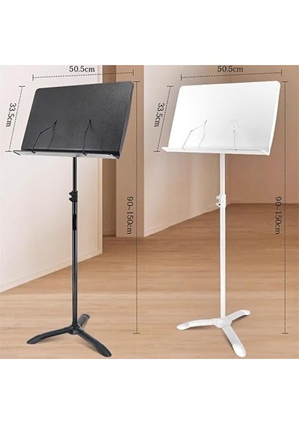 Standı Nota Standı Taşınabilir Orkestra Müzik Standı Seyahat Okulu Için Uygun Çok Işlevli Müzik Standı Nota Tutucu Standı Müzik Tezgahı(White) fiyatları
