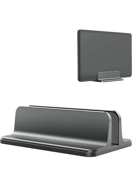 N17 Dikey Genişliği Ayarlı Laptop Macbook Standı Space Gray