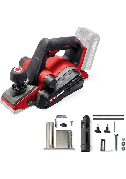 Professional Akülü El Planyası Tp-Pl 18/3 Li Bl - Solo Power X-Change (18 V, Kömürsüz, 82 mm Planya Genişliği, 3 mm Kesme Derinliği, Bıçak Mili, Park Pabucu, Aküsüz)