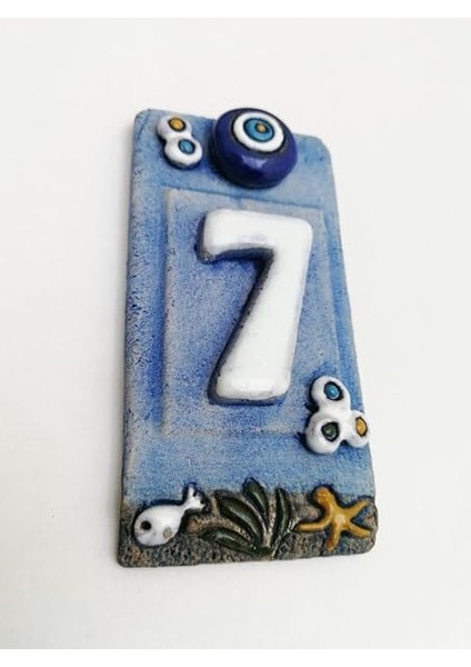 Özel Tasarım Seramik 7 Kapı Numarası Kapı Önü Aksesuar fiyatları