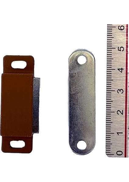 Sineklik ve Dolap Kapakları Için Mıknatıslı Tutucu Kilit 2li Kahverengi fiyatları