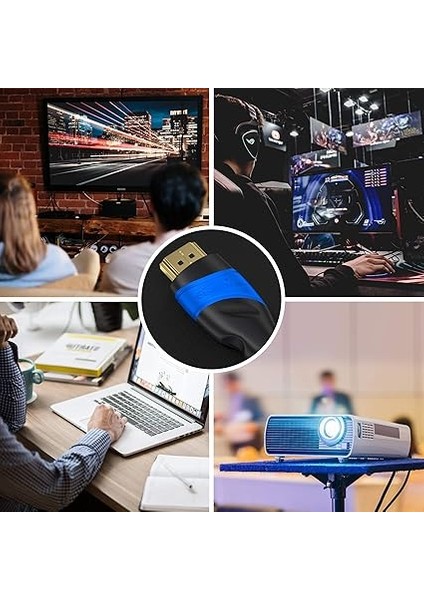 – 8k/4k HDMI Kablosu – 0,8m ve Daha Fazla Uzunluk (0,15M–22,5M) – Almanya'da Tasarlanmış HDMI Kablosu – 10K/8K@60Hz/4K@120Hz Destekler – HDMI Kablo – Tv, Pc, Ps5/xbox/switch modelleri
