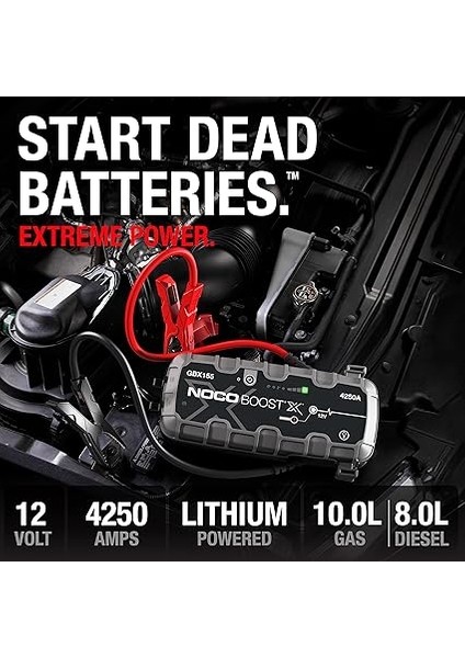 GBX155 12V 4250AMP Ultrasafe Lityum Akü Takviye + Powerbank + LED Lamba fiyatları
