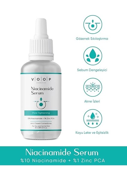 Niacinamide, Gözenek Sıkılaştırıcı Serum 30 ml modelleri
