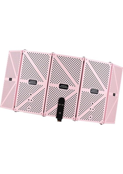 Vokal Booth, Mikrofon Izolasyon Kalkanı Kayıt Stüdyosu Ekipmanı Mikrofon Izolasyon Kalkanı ile (Pınk)