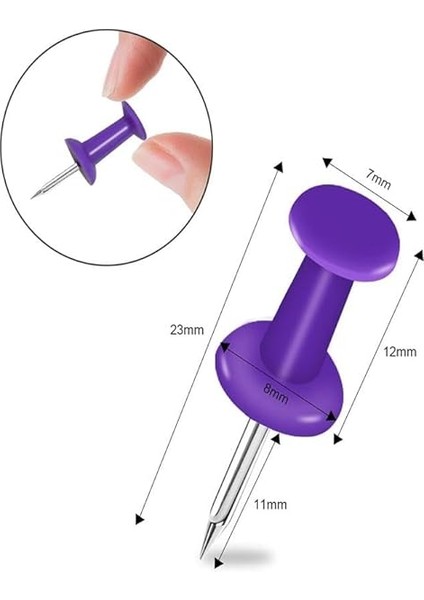 Harita Çivisi Renkli 100 Lü 1 Paket Renkli Mantar Pano Raptiyesi Pano Iğnesi Ofis Okul Büro Renkli Harita Çivisi indirimleri