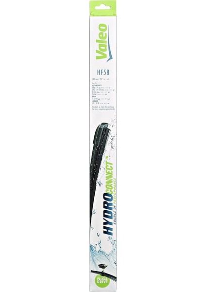 Hydroconnect Silecek Bmw 5 Serisi E60 (2007-2010), Jaguar Xf (2008-2015), Jaguar Xj (2012-2019), Mercedes A Serisi W169 (2004-2012), Nissan Juke (2010-2019) (580 Mm) 578510