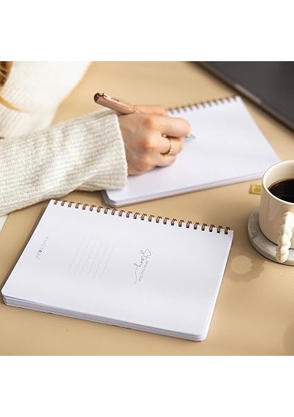 A5 Spiralli Karton Kapak 2’li Set Düz Çizgisiz Okul Defteri 80 Yaprak, Ders Programlı Kiraz fiyatları