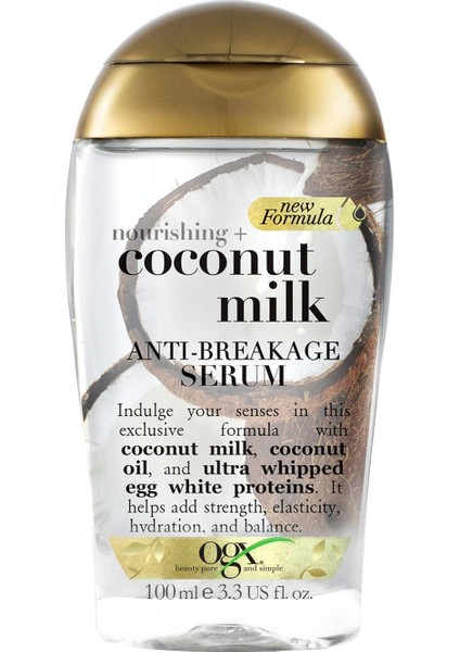 Besleyici ve Kırılma Karşıtı Coconut Milk Serum 100 ml