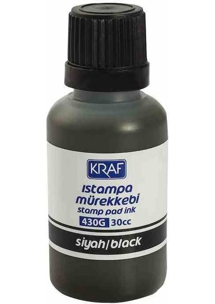 430GS 30 cc Siyah Istampa Mürekkebi