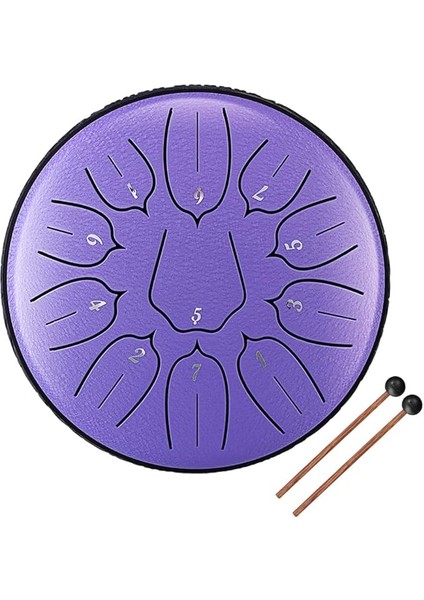 6 Inç 11 Tonlu Çelik D-Key El Pan Davul Davullu Vurmalı Müzik Enstrümanları