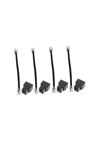 8 Telefon Hattı Adaptörü Telefon Adaptörü Telefon Parçaları Telefon Aksesuarları Telefon Malzemeleri RJ14 4 Çekirdekli Telefon Kablosu Adaptörü RJ11 Splitter Adaptörü RJ11 modelleri
