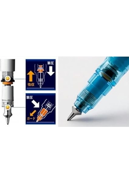 P-MAB85-N2-BK Delgad Mekanik Kalem, 0,7 Mm, Siyah fırsatları