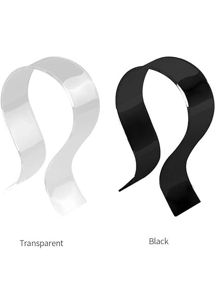 Kulaklık Standı Kulaklık Tutucu Askı Kulaklıklar Için Evrensel Akrilik Ekran Braketi Tüm Kulaklık Boyutlarına Uygun Siyah modelleri