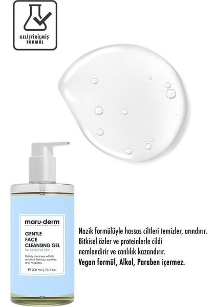 Maruderm Hassas ve Atopik Ciltler Için Yüz Temizleme Jeli 200 ml modelleri