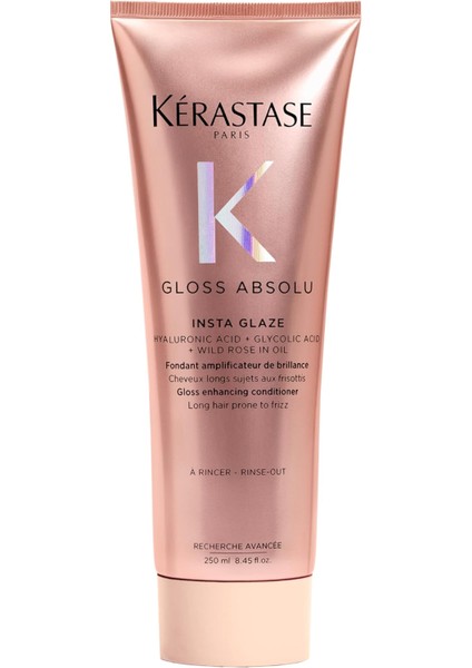 Gloss Absolu Insta Glaze Elektriklenmeye Eğilimli Saçlar Için Parlaklık Veren Saç Bakım Kremi 250 ml