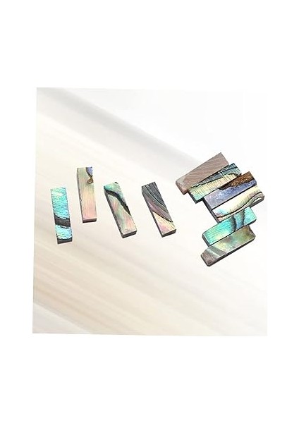 Abalone Kabuğu Gitar Süslemesi 10 Adet Purfling Bağlama Şeridi 12X15X12MM GF101 Luthier Için fırsatları