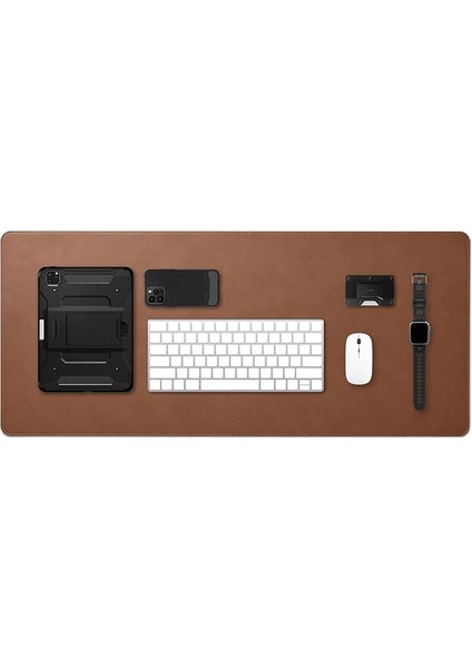 Regnum LD302 Büyük Boy 90 x 40 cm Mouse Pad (Velo Vegan Leather Technology) Brown - APP04763
