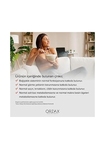 Orzax Ocean Picozinc Takviye Edici Gıda 30 Kapsül fırsatları