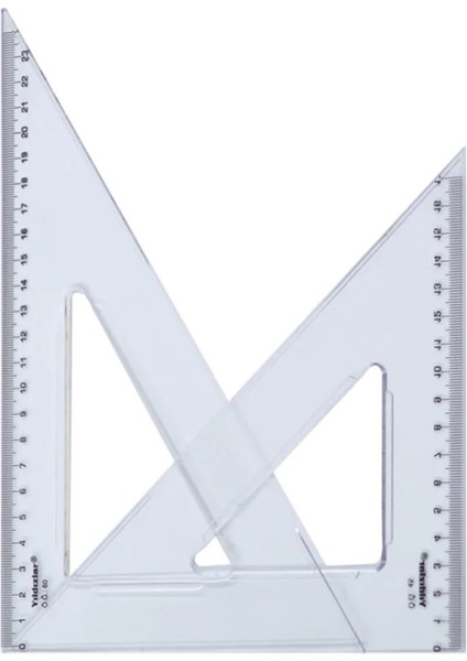 Yıldızlar 45-60 Ekonomik Gönye Seti 30 Cm. KOD.136