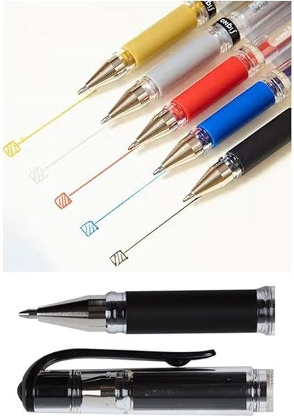 Sarı Imza Kalemi 3 Adet Uniball Signo Broad 1.0 mm Roller Pilot Kalem UM-153 Yaldızlı Davetiye Kalemi Mürekkepli fırsatları