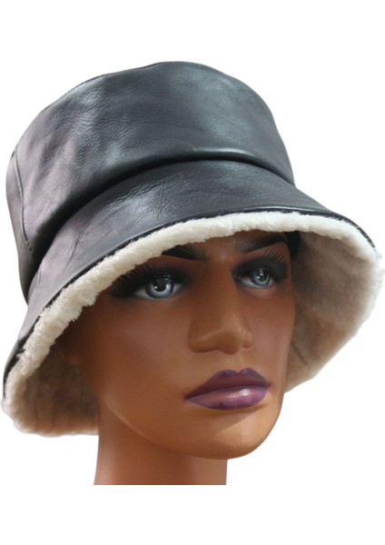 Hakiki Deri Kadın Bucket Şapka fiyatları