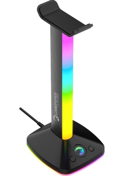 Eliterack Rgb Gaming Usb3.0 Oyuncu Alüminyum Alaşımlı Kulaklık Standı