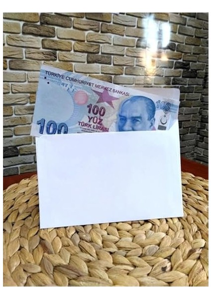 100 Adet Kendinden Yapışkanlı Zarf Davetiye Mektup Para Belge Dilekçe Düğün Kına Nişan Sünnet 16,3cm x 11,5cm 100'LÜ fırsatları