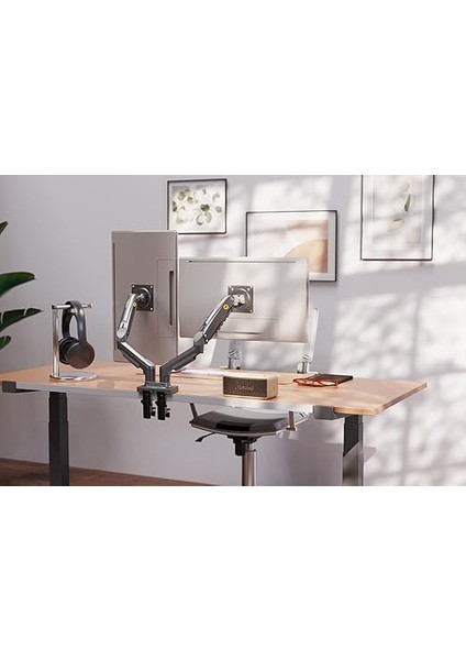 Bayou Nb F160 17-27" Çift Kol 2-9 kg Amortisörlü Monitör Standı fırsatları