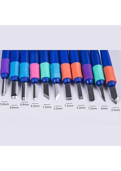 9 Adet Ahşap Oyma Keski Seti, Profesyonel Karbon Çelik Aletler, Ağaç Işleme Heykel Whittling, Yeni Başlayanlar Için Harika, Saklama Çantası ile modelleri