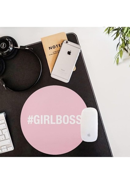 Girlboss Hashtag Tasarımlı Hediye Mousepad - Mouse Pad - Fare Altlığı indirimleri