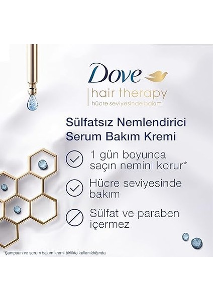 Hair Therapy Sülfatsız Serum Saç Bakım Kremi Hydration Spa Nemlendirici 170 ml indirimleri