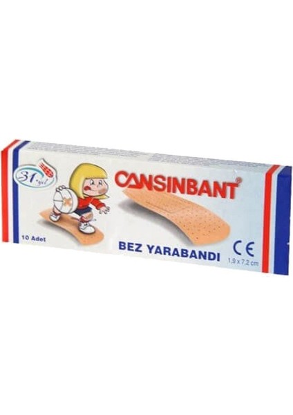 Cansınbant Yara Bantı 10 Lu
