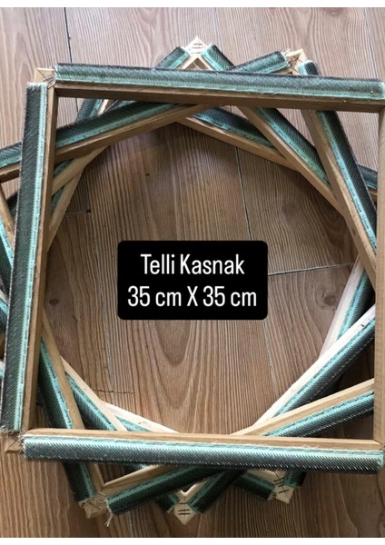 35/35PUNCH (Panç) Işi Yapmak Için Özel Tel Çivili Kasnak Kırlent Halı Ayna Vs Için Kullanılan Özel Nakış Işleme Makzemesi