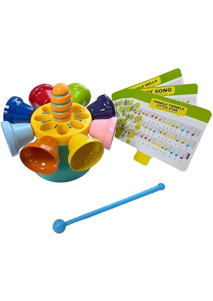 Hb-40 Çocuklar Için Eğitici Oyuncak El Zil Seti 8 Notalı El Zili Notalarla Ana Okulu fiyatları