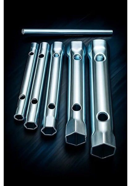 Kovan Anahtar Seti, 6 Parça, Ergonomik El Tutamağı, Dayanıklı Çelik Malzeme, 8-17 mm Arası Kovan Anahtarları, Endüstriyel Kullanıma Uygun, Kompakt, Ekonomik, Onarım Bakım Takım Seti fiyatları