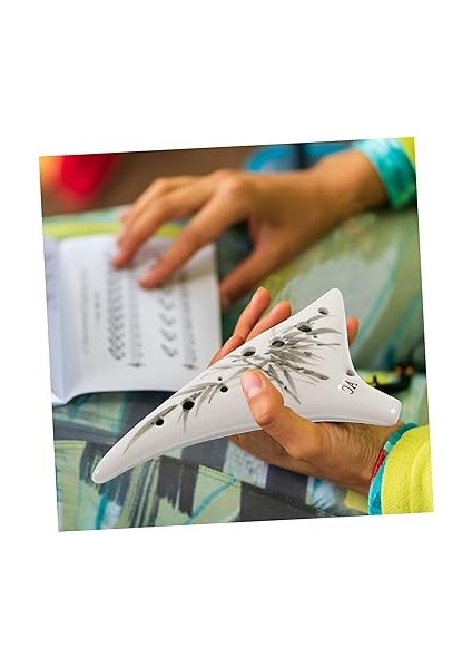 Ocarina Sitar Stl Ocarina Alto C Ocarina Okarinalar Saman Ateşi Ocarina Sıradışı Müzik Aletleri Ocarina Müziği Zamanın Ocarina'sı Hayat Kaydedici Enstrüman Müzikal Delik Seramik fırsatları