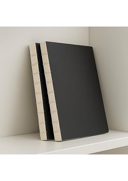 Tanıtım Özel Tasarım Siyah Kraft Kapaklı A4 Defter - 180 Derece Açılabilir, Sırtı DIKIŞLI,%100 El Işçiliği, Ofis, Okul, Günlük Kullanım Için Ideal Defter (Noktalı) modelleri