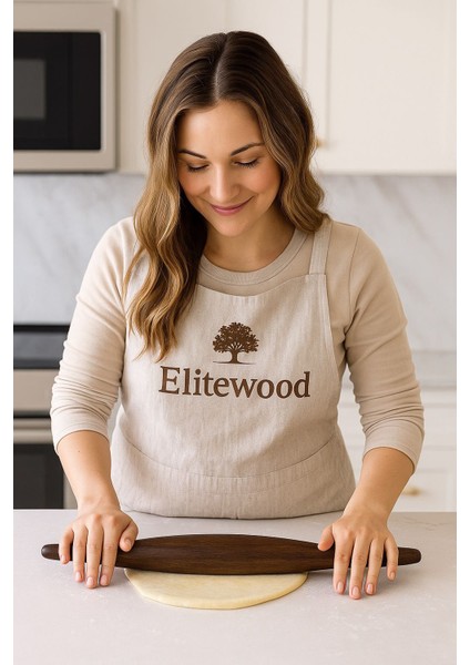 Oklava 50 cm Akasya Ağacı | El Yapımı Hamur Açıcı | Doğal ve Dayanıklı Mutfak Aracı