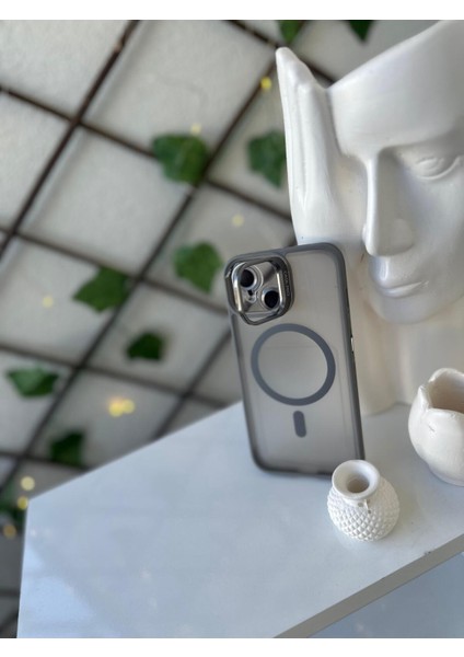 IPHONE 13 Magsafe Özellikli Standlı Kamera Lens Korumalı Mat Telefon Kılıfı fiyatları